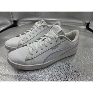 Puma Womens Vikky V2 Comfort White on White Shoes Sneakers Size 7.5
